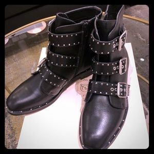 Chinese Laundry combat biker Moto boots